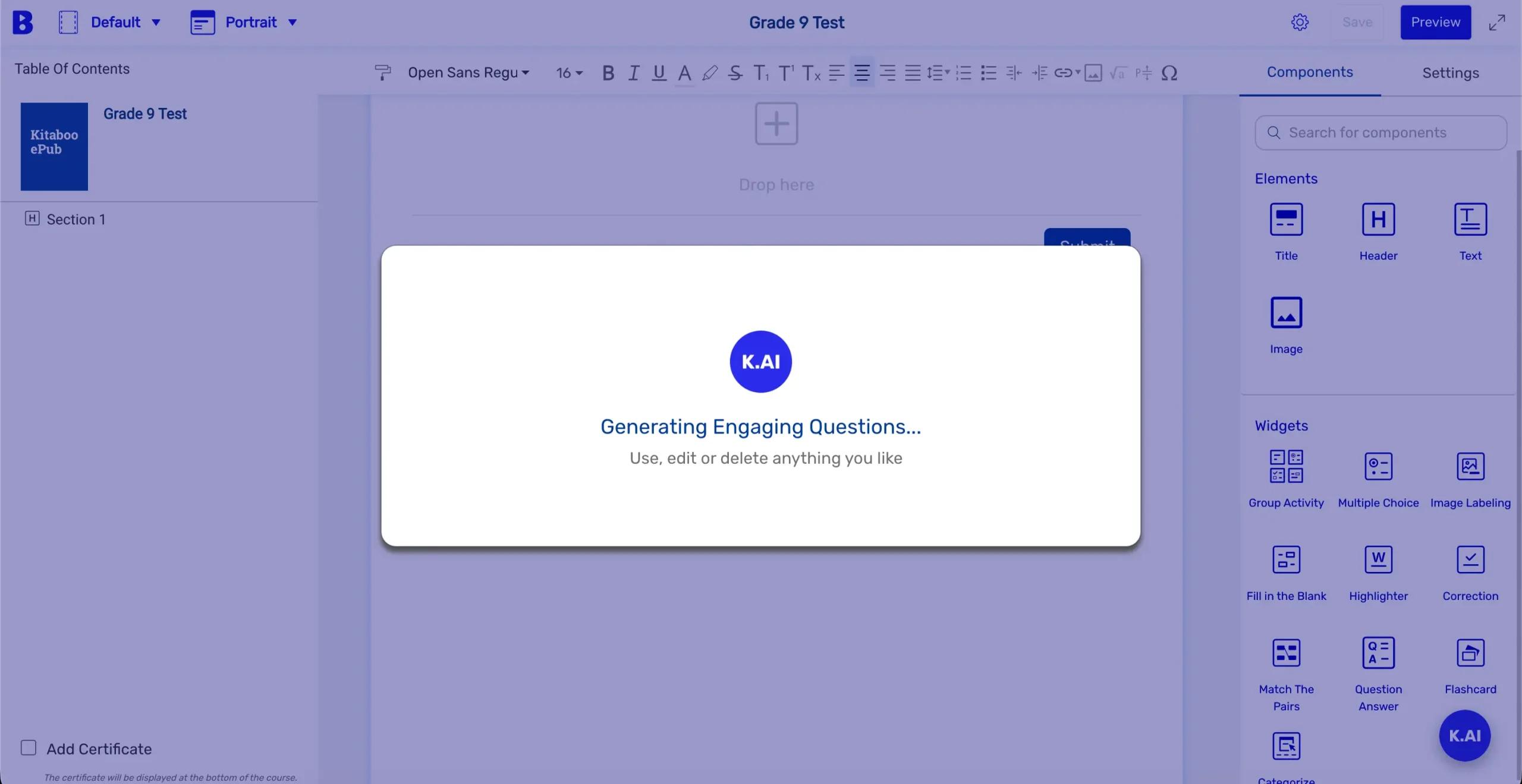 K.AI review product screen