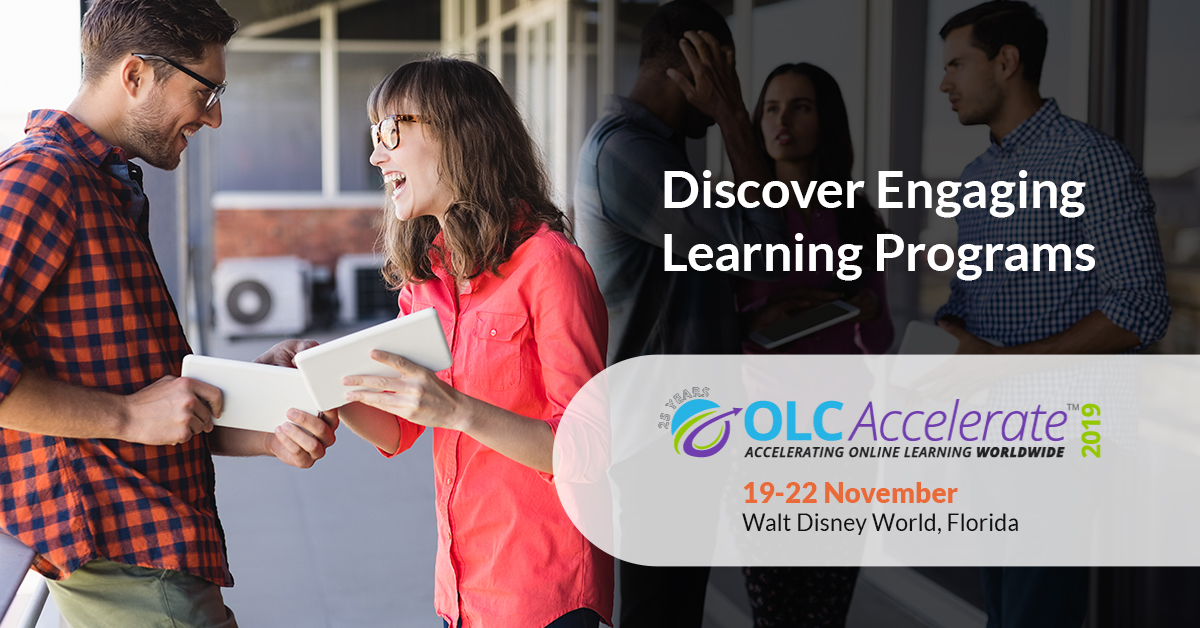 Let s meet at online learning consortium 2019 olc kitaboo