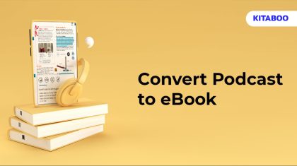 How to Convert your Podcast into an eBook?