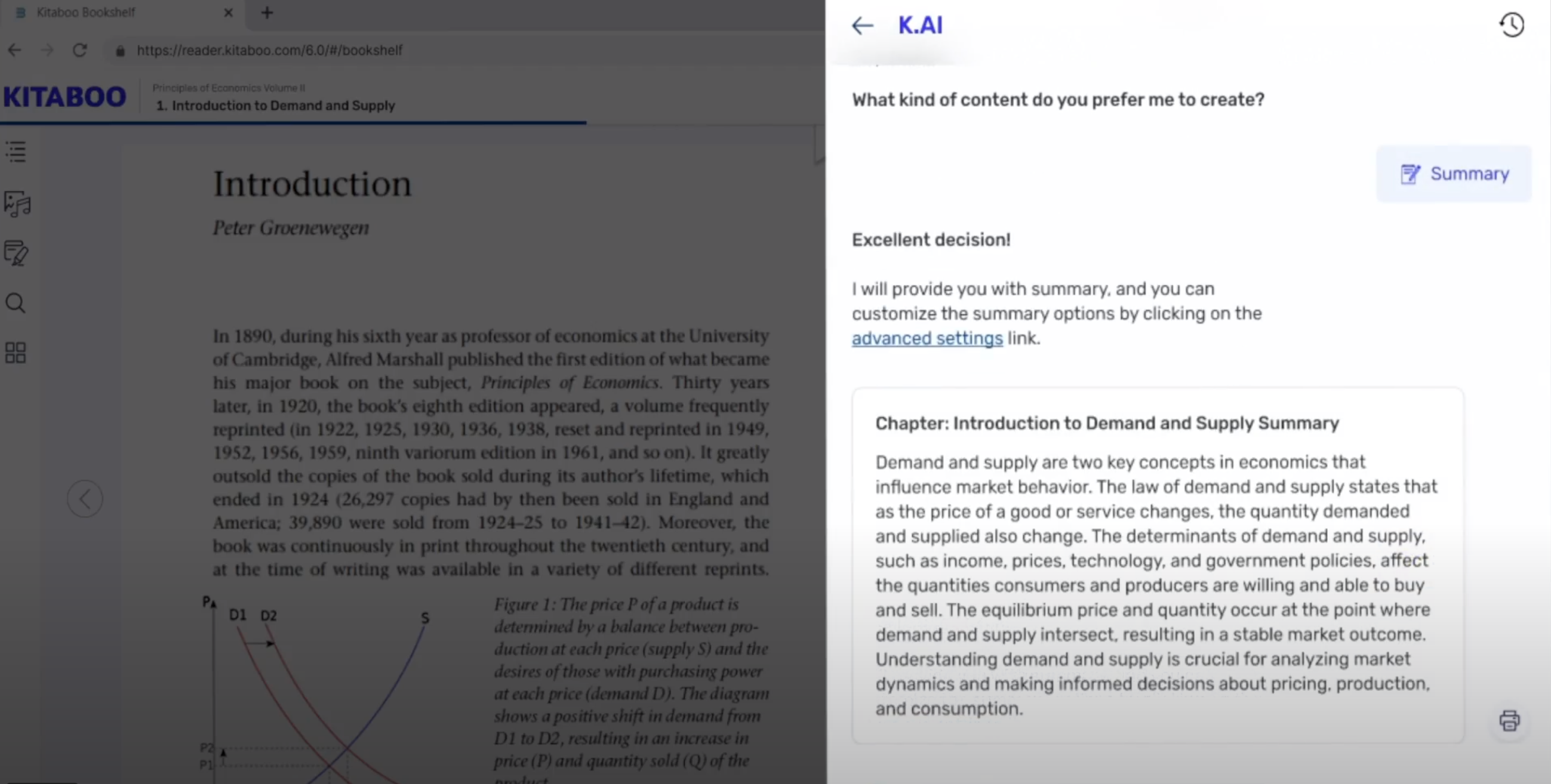 Create learning objectives with K.AI