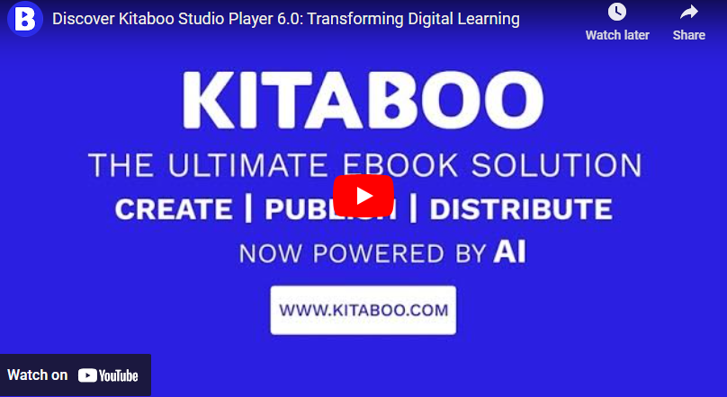 Interactive elements in KITABOO Studio 6.0