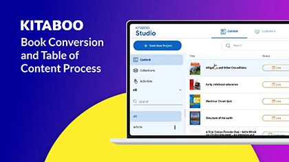 KITABOO Book Conversion and Table of Content Process