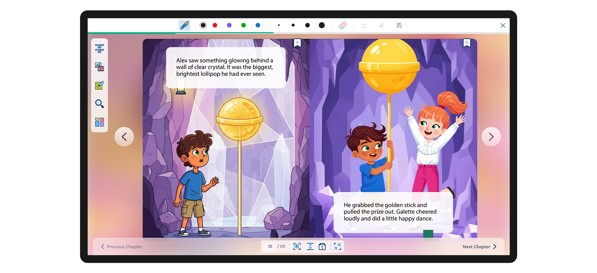 KITABOO equation editor with interactive math keyboard